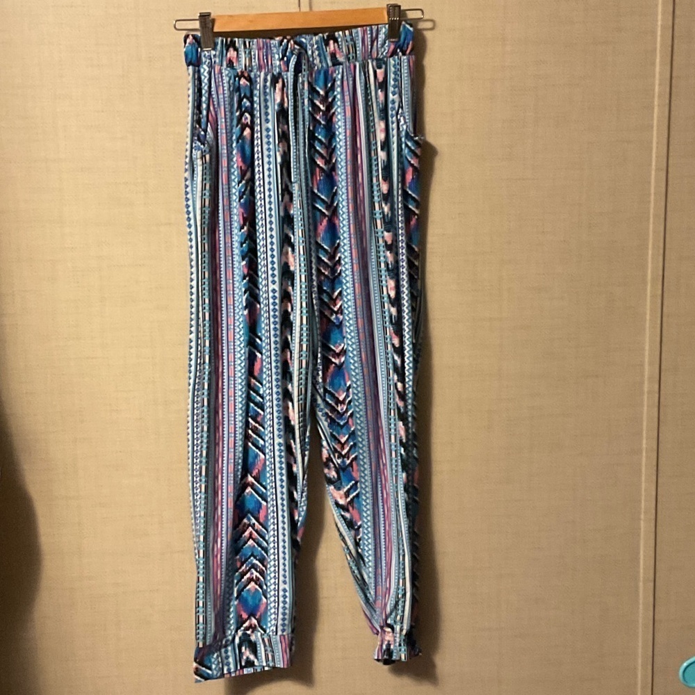 Multicolor Patterned Women's Joggers